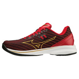 11GT220162300 ミズノ 野球用トレーニングシューズ（レッド×ゴールド・サイズ：30.0cm） mizuno　ミズノプロ ウエーブライトレボラン プロ　ユニセックス