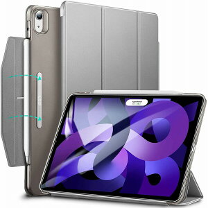 ESR iPad Air 10.9C` 5/4i2022/2020Nfjp O܂P[XiO[j Ascend Trifold with Clasp ESR106
