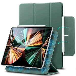 ESR iPad Pro 12.9�C���` ��5/4����i2021/2020�N�j�p �}�O�l�b�g�X�����P�[�X�i�J�N�^�X�j Rebound Magnetic with Clasp ESR061