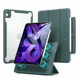 ESR iPad Air 10.9�C���` ��5����/��4����i2022/2020�N���f���j�p �n�C�u���b�h�P�[�X�i�O���[���j Rebound Hybrid 360 ESR083