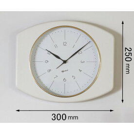 インターフォルム 掛け時計 INTERFORM Loska ロスカ ウォールクロック（アイボリー） CL-4167IV [CL4167IV]【返品種別A】