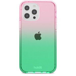 Holdit�i�z�[���f�B�b�g�j iPhone 13 Pro�p Seethru �N���A�P�[�X �i�O���X�O���[��/�u���C�g�s���N�j Holdit 15439