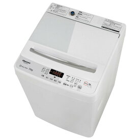 （標準設置料込）洗濯機　ハイセンス　7.5kg HW-G75C ハイセンス 7.5kg 全自動洗濯機　ホワイト/ホワイト Hisense [HWG75C]