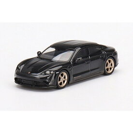 MINI－GT 1/64 ポルシェ タイカン ターボ S バルカノグレーメタリック(左ハンドル)【MGT00433-L】 ミニカー