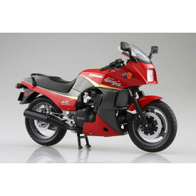 アオシマ（スカイネット） 【再生産】1/12 完成品バイク KAWASAKI GPz900R 赤/灰 塗装済完成品