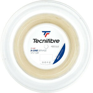 Tecnifibre(テクニファイバー) 硬式テニス用ストリング X-ONE BIPHASE 1.24(ナチュラル・サイズ:200m) TCF-01RXO124XN