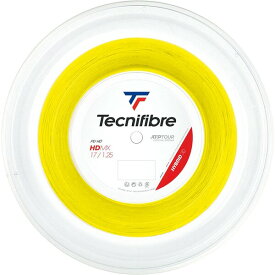 TCF-01RHD125XN Tecnifibre(テクニファイバー) 硬式テニス用ストリング HDMX 1.25（イエロー・サイズ：200m）