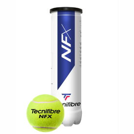 TBA4NF1 エヌエフエックス TCF-60NFJP4X15 Tecnifibre(テクニファイバー) 硬式テニスボール NFX(4球入り)