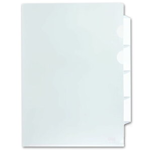 プラス インデックス付クリアホルダー(クリア) FL-204HO(88068)