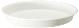 プランター　園芸用品　鉢受皿　ガーデニング用品 グロウプレート 35型(ホワイト)  大和プラスチック グロウプレ-ト35ガタホワイト