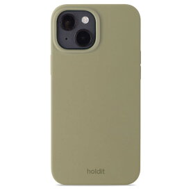 Holdit（ホールディット） iPhone13/iPhone14用 ソフトタッチシリコーンケース（カーキグリーン） Holdit 15690HOLDIT