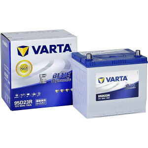 VARTA �u���[�_�C�i�~�b�N�@�[�d����ԑΉ��J�[�o�b�e���[�@��e�ʁE�������o�b�e���[[�����i�Ɠ����w���s��] 95D23R-VARTA VARTA�i�o���^�j�@BLUE Dynamic