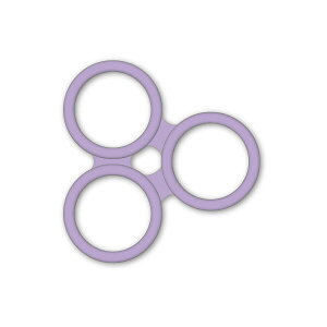 NATURALdesign iPhone14 Pro/ iPhone14 Pro Max�p �J�����ی�J�o�[ I.COLOR �i�p�[�v���j CP-IP22-61P-03
