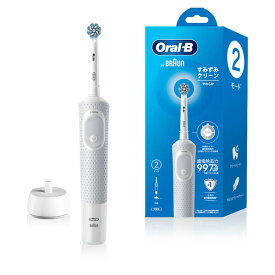 ブラウン 電動歯ブラシ　（ホワイト） D1004132WT BRAUN　Oral-B（オーラルB）すみずみクリーン　やわらか [D1004132WT]