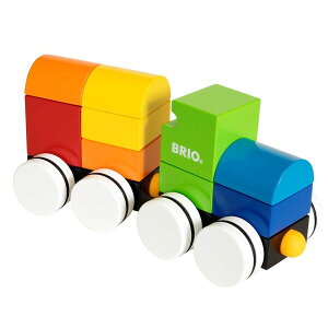 ブリオ マグネット式スタッキングトレイン(白タイヤ)