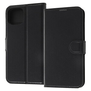 ���C�A�E�g iPhone 14 / 13�p �ϏՌ� �蒠�^���U�[�P�[�X �V���v�� �}�O�l�b�g�i�u���b�N/�u���b�N�j RT-P36ELC1/BB