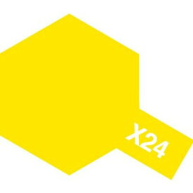 タミヤ タミヤカラー アクリルミニ X-24 クリヤーイエロー【81524】 塗料