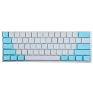 Tai-Haoi^CnIj ABS L[LbvZbg NATA DE COCO(zCg×XJCu[) Tai-Hao Translucent Cubic Profile ABS backlit keycap set NATA DE COCO Blue White NATADECOCOBLWT