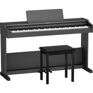 ���[�����h �d�q�s�A�m�i�u���b�N�j�y�Œ�֎q�t���z RP107-BK Roland Home Piano