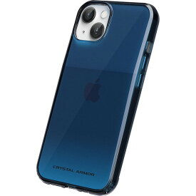 アピロス iPhone 13用 TPUソフトケース HEXAGON MATTE SUNSET BLUE CRYSTAL ARMOR（クリスタルアーマー） PEI24-HX-MSB