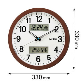 ランデックス 掛け時計 ディアデイズ YW9178DBR [YW9178DBR]【返品種別A】