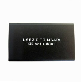 タイムリー USB 3.0対応 mSATA SSD専用外付けドライブケース MSATA-CASE-BK