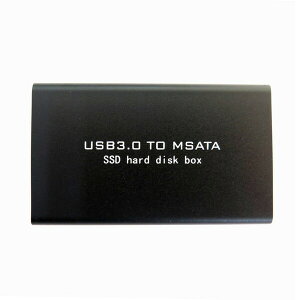 ^C[ USB 3.0Ή mSATA SSDpOthCuP[X MSATA-CASE-BK