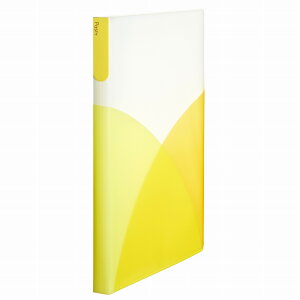 プラス Pasty (パスティ) クリアファイル A4 40ポケット(レモンイエロー) FC-410P(98416)