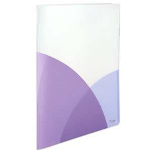 プラス Pasty (パスティ) スリムホルダーファイル A4 4ポケット(ブルーベリーパープル) FC-860SHF(98863)