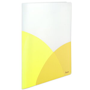 プラス Pasty (パスティ) スリムホルダーファイル A4 4ポケット(レモンイエロー) FC-860SHF(98866)