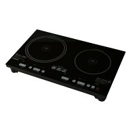 YAMAZEN 2口IH調理器 YET-W1452-B 山善 [YETW1452B]