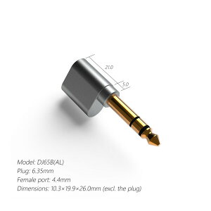 ddHiFi 4.4mm to 6.35mmECzWbNA_v^[ DJ65B/AL fB[fB[nCt@C