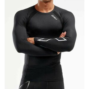 2XU Y RvbVEFAc[^CY[ PWX RvbVOX[ugbviBLK/SILETCYFXSj MA2308A-BLKSIL-XS 2XU MENS PWX COMPRESSION LONGSLEEVE TOP 2XUic[E^CYE[