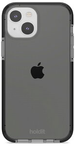 Holdit�i�z�[���f�B�b�g�j iPhone13/14�p Seethru �N���A�P�[�X �i�u���b�N�j Holdit 15551