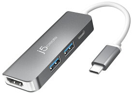 ジェイファイブクリエイト USB-C to HDMI＆PD 5in1マルチアダプター j5create JCD371