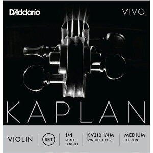 �_�_���I �o�C�I�������@�Z�b�g KV310 1/4M D'Addario�@Kaplan Vivo Violin Strings