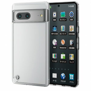 �G���R�� Google Pixel 7�p �n�C�u���b�h�P�[�X �Ռ��z�� ���C�����X�[�d�� �X�g���b�v�z�[���t �ɂݐ݌v�i�N���A�j PM-P222HVCKCR