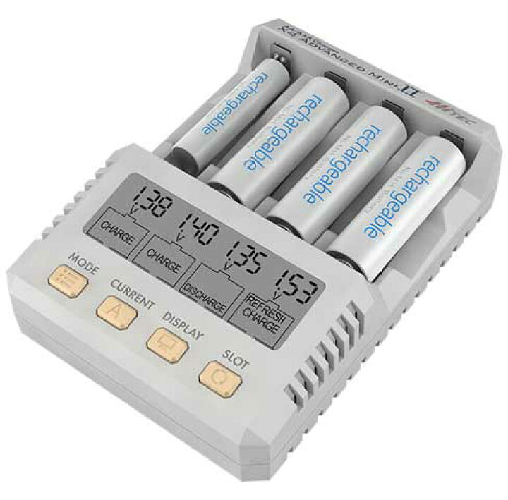 楽天市場】ハイテックマルチプレックスジャパン AA/AAA Charger X4 