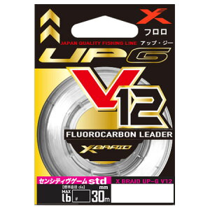 X-BRAID GbNXuCh AbvW[[_[ V12 n[h 30m(0.8/4.6lb) AbvW[[_[ V12 n[h 30m(0.8SE/4.6lb) UP-G LEADER V12 HARD tJ[{[_[