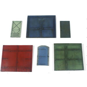 Add-On parts 1/35 工場用ドア&ゲートセット 【35-0109】 ディテールアップパーツ