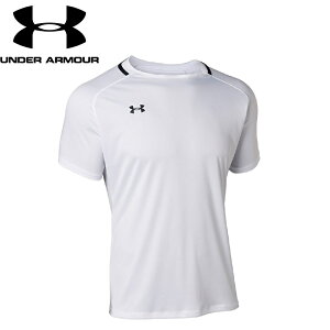 アンダーアーマー サッカー ジャージ ショートスリーブ(ホワイト・サイズ:LG) 1365023-100-LG UNDER ARMOUR UA