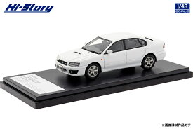 ハイストーリー 1/43 SUBARU LEGACY B4 RSK (2001) ピュアホワイト【HS367WH】 ミニカー