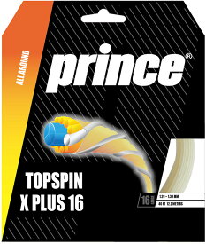 DIW-7JJ045-NAT prince（プリンス） 硬式テニス用ストリングTOPSPIN X PLUS 16(トップスピン X プラス)（ナチュラル・サイズ：12.2m）