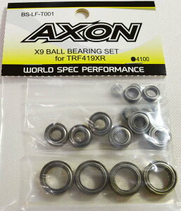 AXON X9 BALL BEARING SET for TRF419XR�yBS-LF-T001�z ���W�R���p�[�c