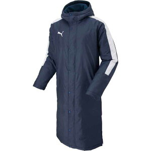 プーマ サッカー ロングコート(ニューネイビー・Mサイズ) PAJ-654983-02-M PUMA(プーマ) TT ESS PRO ロングボアコート