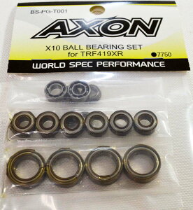 AXON X10 BALL BEARING SET for TRF419XR�yBS-PG-T001�z ���W�R���p�[�c