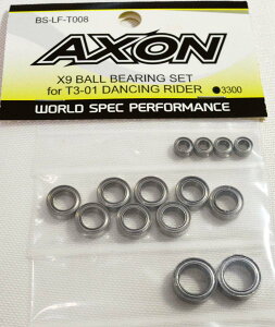 AXON X9 BALL BEARING SET for T3-01 DANCING RIDER�yBS-LF-T008�z ���W�R���p�[�c