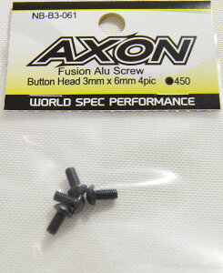 AXON Fusion Alu Screw (Button Head 3mm x 6mm 4pic) �yNB-B3-061�z