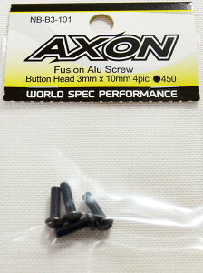 AXON Fusion Alu Screw (Button Head 3mm x 10mm 4pic) �yNB-B3-101�z