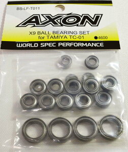AXON X9 BALL BEARING SET for TAMIYA TC-01yBS-LF-T011z WRp[c